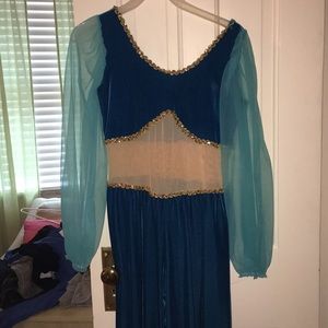 Blue Princess Jazmin/Genie Dance Costume